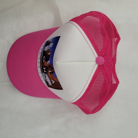 Billabong Hat Pink Mesh Cabo San Lucas Snapback One Size Adjustable - Picture 2 of 12
